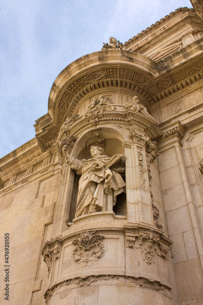 Fragment of Cathedral Church of Saint Mary in Murcia, Spain	

