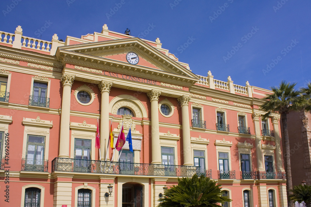 Naklejka premium City Hall (or Casa Consistorial) in Murcia, Spain