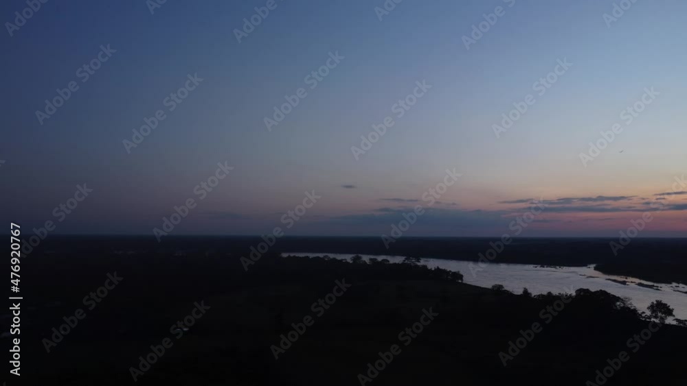 Atardecer Rio Putumayo, Sunset Putumayo river Atardecer Rio Putumayo, Sunset Putumayo river