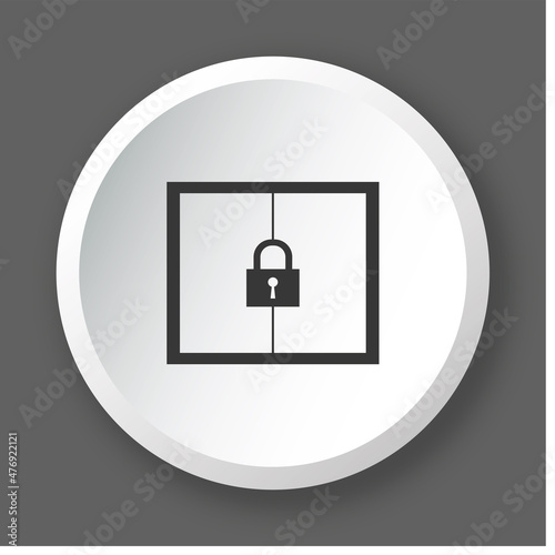 Logo porte fermée.
