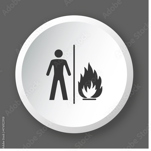 Logo porte coupe-feu.