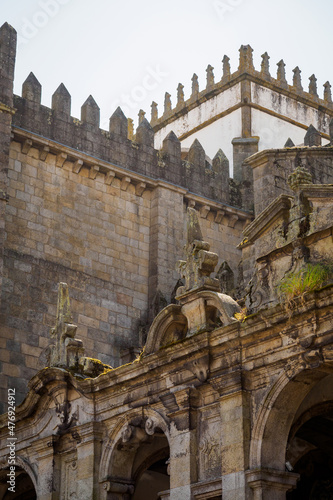 Tower and ramparts of the cathedral of Porto