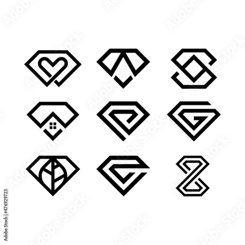 Creative Diamond Concept Logo Design