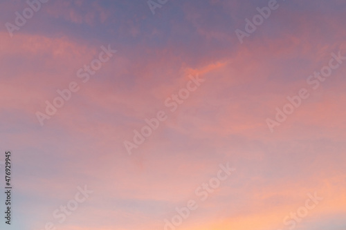 Beautiful sky gradient at sunset time. © AlexandraDaryl