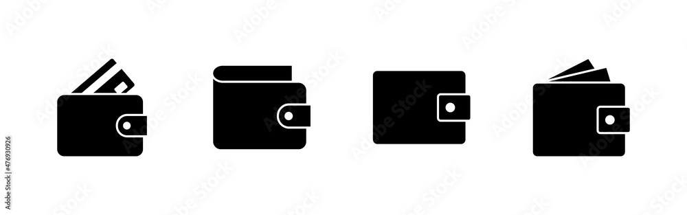 Wallet icons set. wallet sign and symbol Wallet icons set. wallet sign and symbol