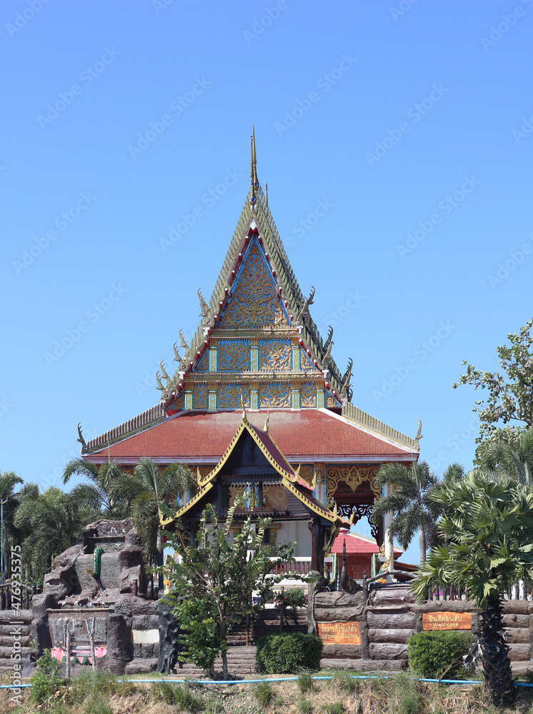 Wat Dowdeunng Kaedam Temple at Maha Sarakham Thailand