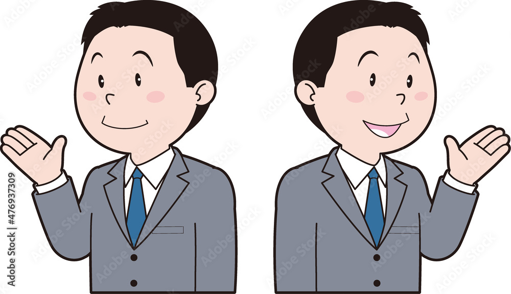 Fototapeta premium 男性ビジネスマン