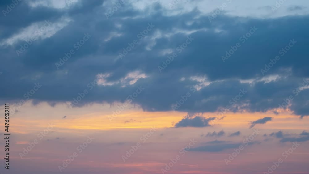 Timelapse dark clouds flowing in the sky Nature environment concept Timelapse dark clouds flowing in the sky Nature environment concept