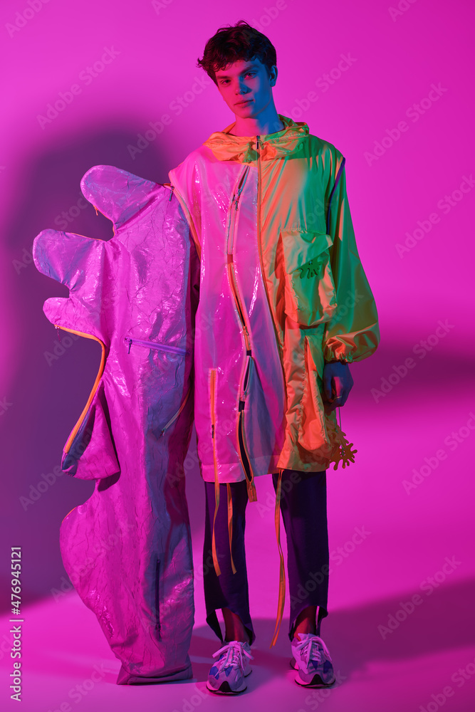 model in designer jacket model in designer jacket