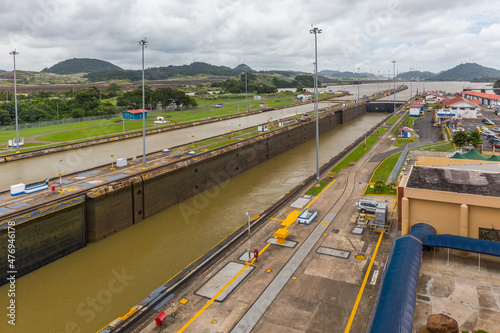 Miraflores Locks at Panama Canal - Panama City  Panama