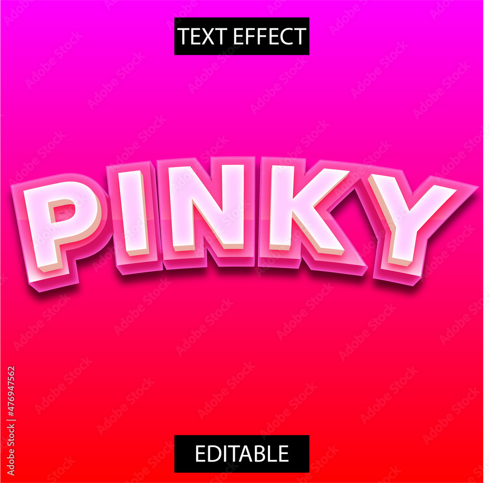 3d premium text effect pinky with pink color and cool, suitable for advertisement, title, product business, banner, promotion and office, etc. 3d premium text effect pinky with pink color and cool, suitable for advertisement, title, product business, banner, promotion and office, etc.