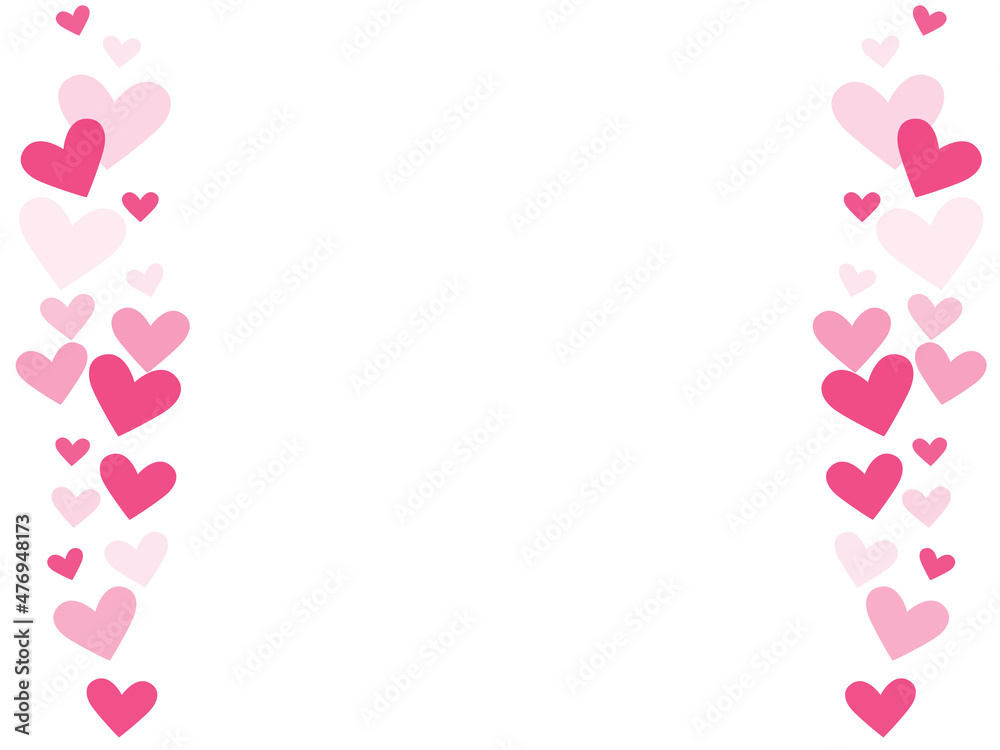 Stream of flying hearts. Like elements for social media live translation. Vector illustration. Stream of flying hearts. Like elements for social media live translation. Vector illustration.