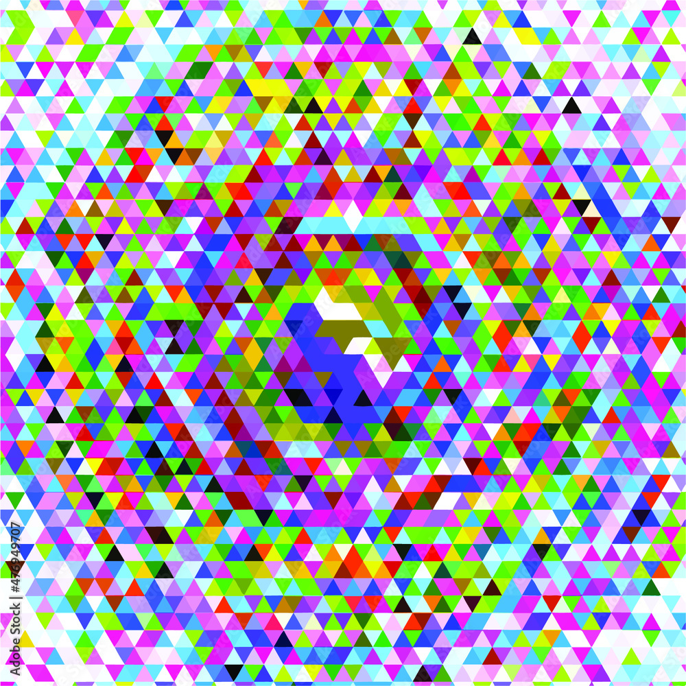 Obraz premium Abstract colorful triangle background.