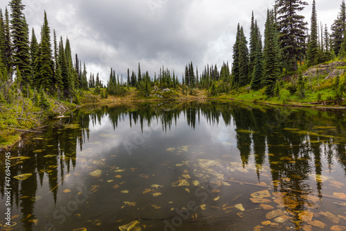 A view of an alpine lake in Revelstoke National Park British Columbia Canada © Pavel