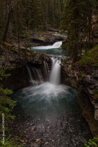 Waterfall in Johnston Canyon, Canada