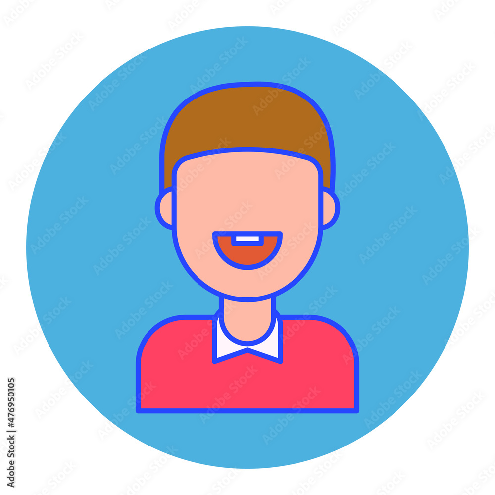 Female avatar Vector icon which is suitable for commercial work and easily modify or edit it

