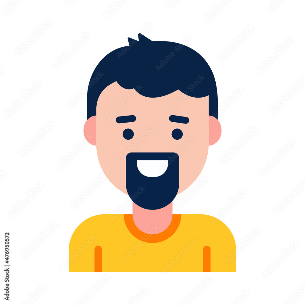 Man avatar Vector icon which is suitable for commercial work and easily modify or edit it Man avatar Vector icon which is suitable for commercial work and easily modify or edit it