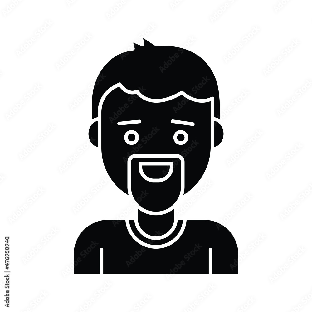 Man avatar Vector icon which is suitable for commercial work and easily modify or edit it Man avatar Vector icon which is suitable for commercial work and easily modify or edit it