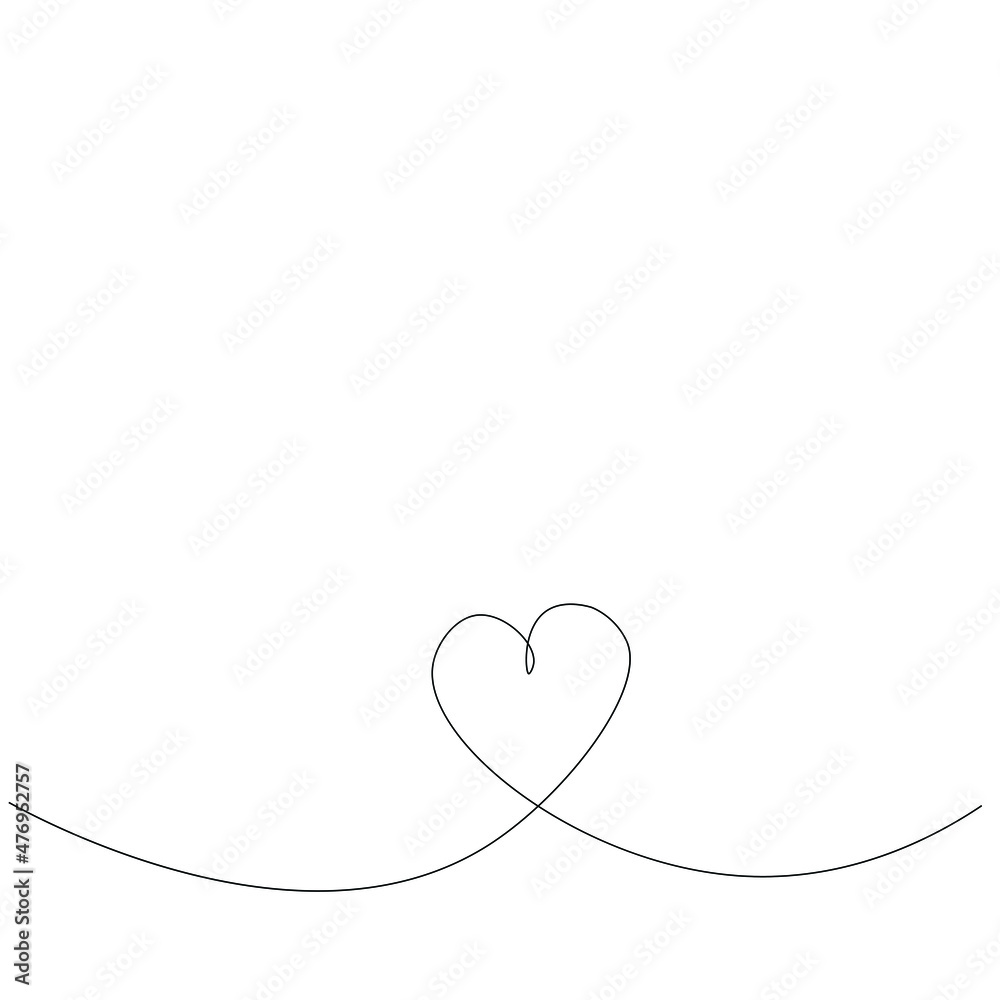 Heart love background vector illustration