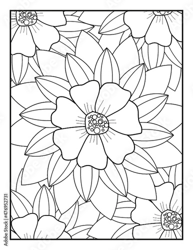 Coloring pages KDP interior for adults