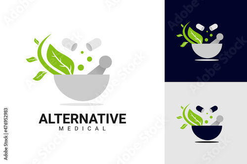 Illustration Vector Graphic of Alternative Medical Logo. Perfect to use for Health Sector Company