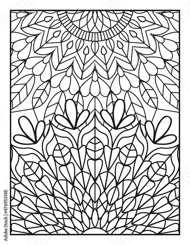 Coloring pages KDP interior for adults