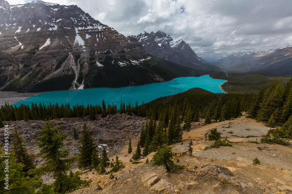 Peyto Lake of Banff National Park in Canada Peyto Lake of Banff National Park in Canada
