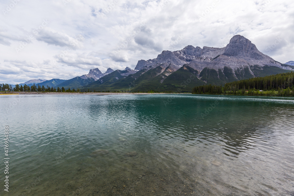 Rundle Forebay Water Reservoir Landscape