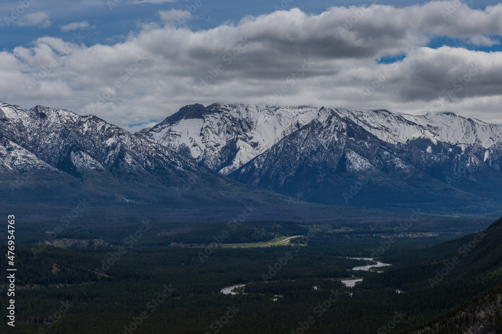 View from Tunnel Mountain, Banff National Park, Alberta, Canada