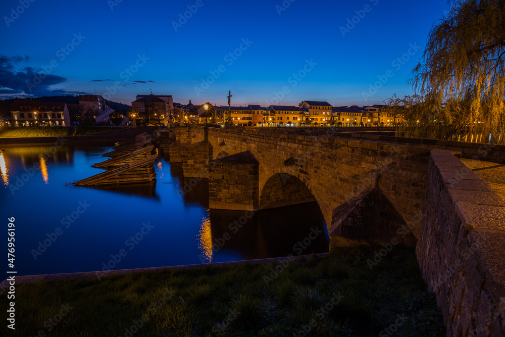 The oldest stone bridge in czech, Pisek, Czech Republic