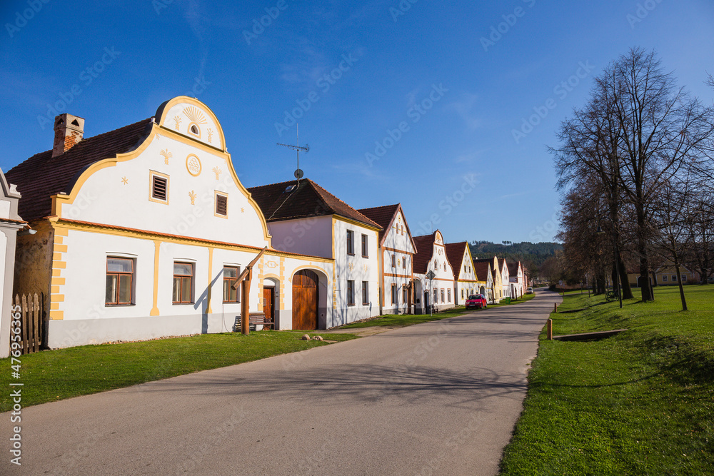 Holasovice traditional czech village Czech republic