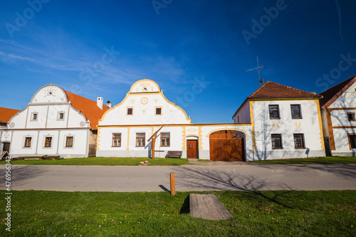 Holasovice traditional czech village Czech republic photo
