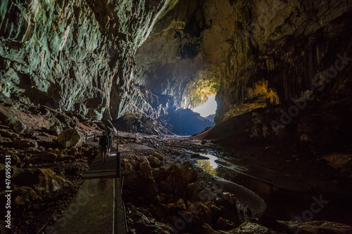 Deer Cave, largest cave passage in the world, Borneo