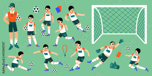 Football Flat Set