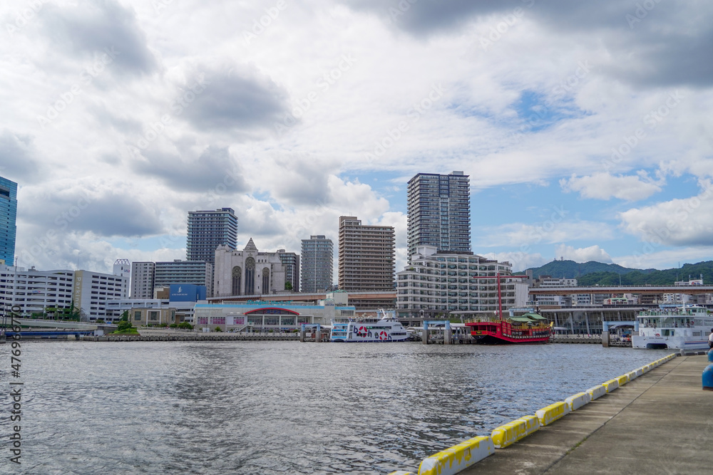 Fototapeta premium 神戸市 Kobe city port views