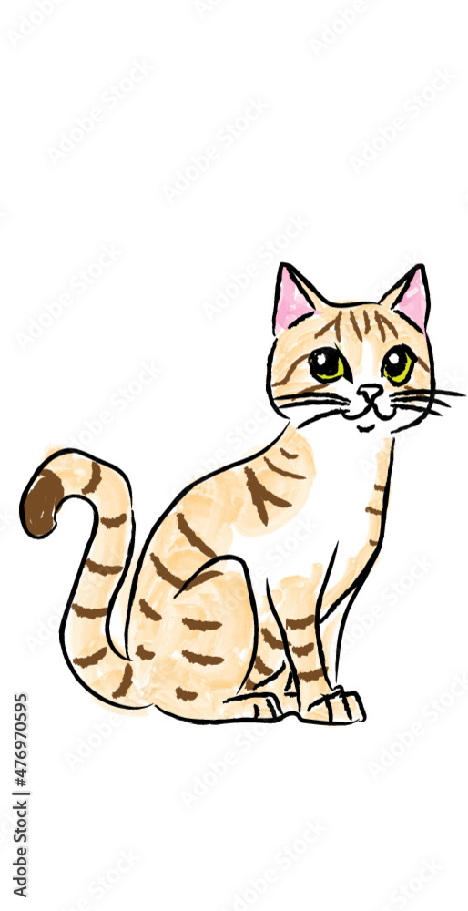 Obraz premium cat illustration