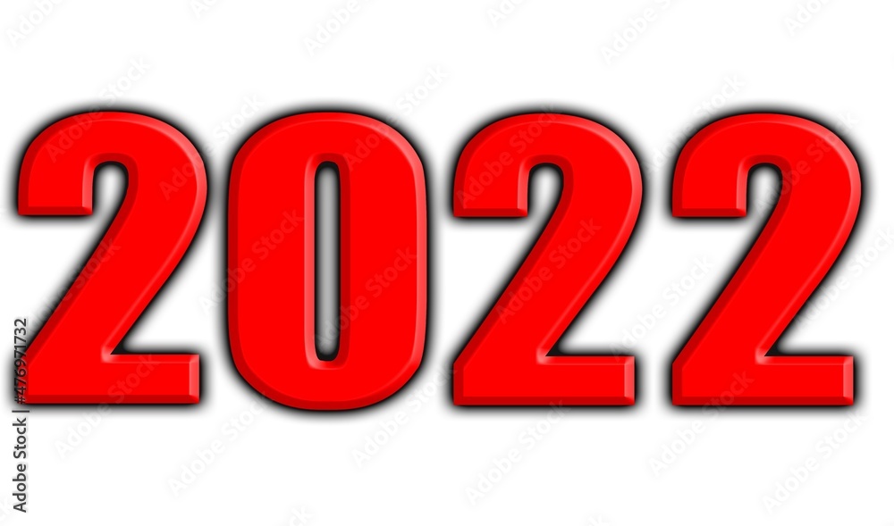 2022 Happy New Year RED
