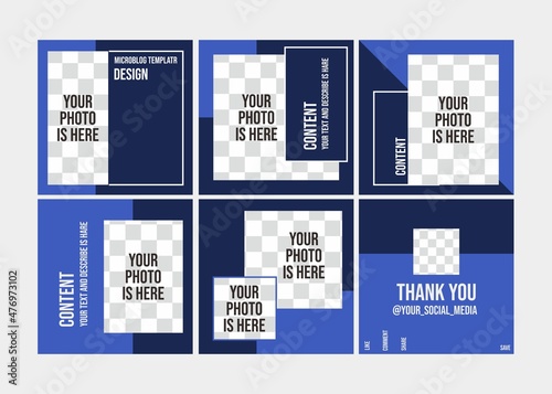 Creative carousel design with vector file for your digital Content design.
