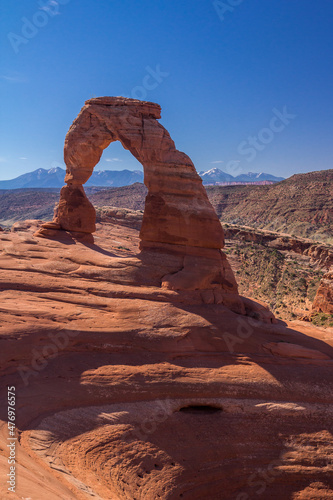 Delicate Arch, Arches National Park, Utah. Delicate Arch is the symbol of the State of Utah.