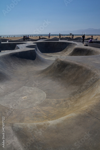 Ocean Front Walk at Venice Beach, Skatepark , California