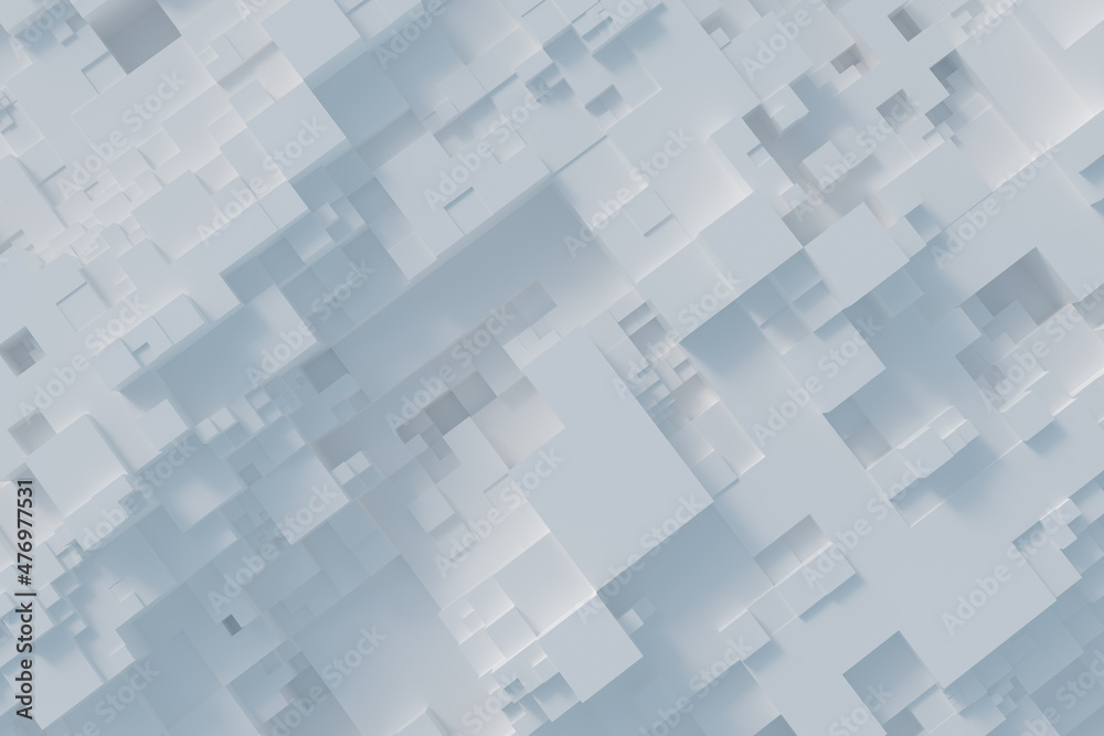 Abstract 3d rendering of Greeble 01