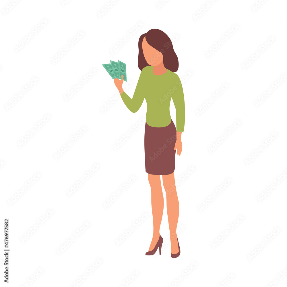 Girl Money Mortgage Composition Girl Money Mortgage Composition