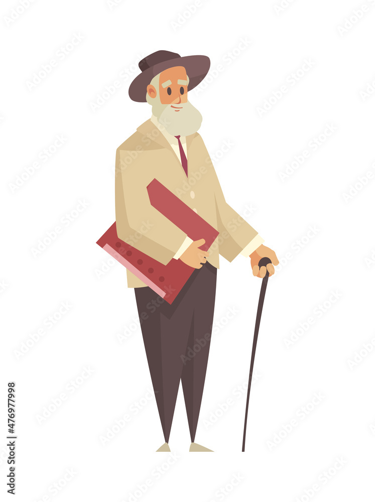 Fototapeta premium Elderly Sale Visitor Composition