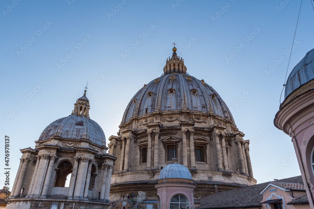 Cupola of St. Peter's Basilica. Vatican city