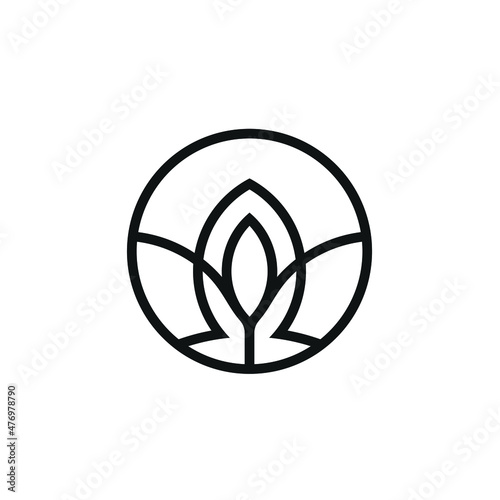 CBD Cannabis Marijuana Pot Hemp Leaves Logo Design Inspiration 