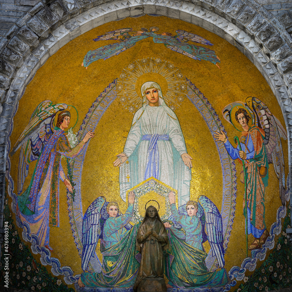 Vierge Marie Lourdes