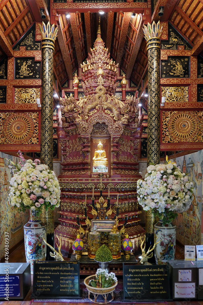 Wat Phra Singh Temple, Chiang Mai Province, Thailand