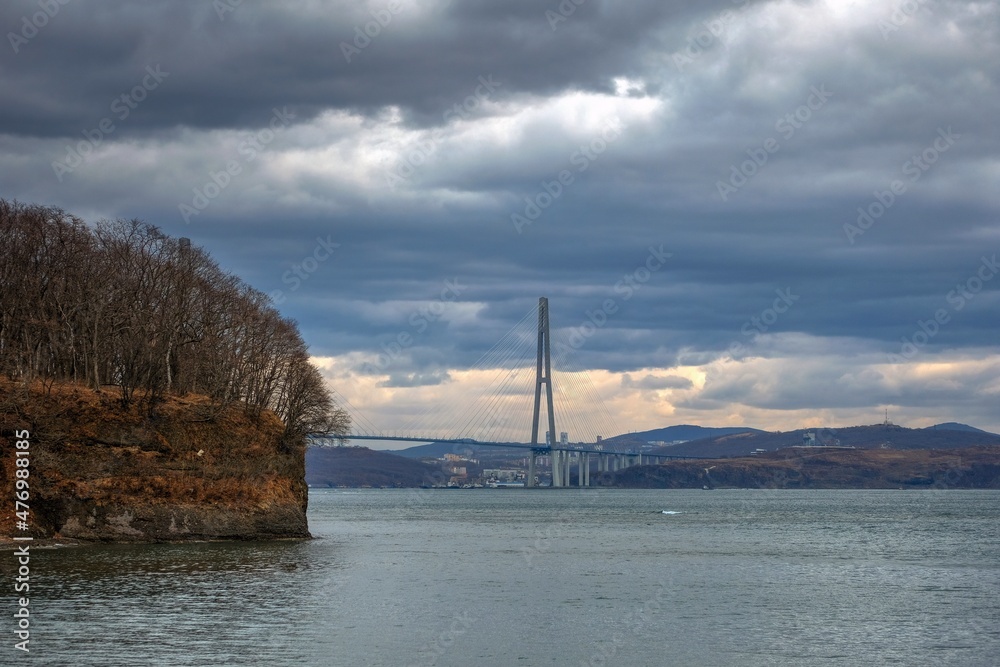 Obraz premium bridge over the river