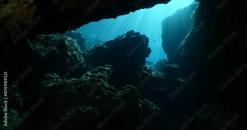 sun ray and sun beam scenery underwater waves on surface of water slow ocean scenery for backgrounds sun ray and sun beam scenery underwater waves on surface of water slow ocean scenery for backgrounds