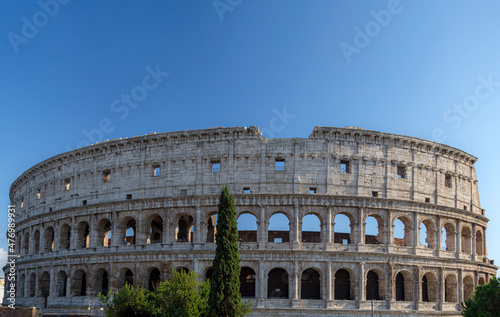 Colosseum in Rome, old historical buildings , view of Rome , cityscape photography of Rome Italy 